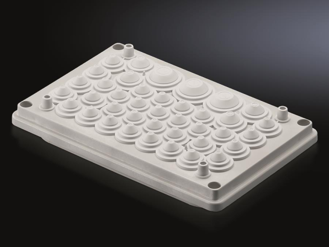 Rittal Kabeleinführungs. SV 9665770 flansch ISV m.Dichtungsmembranen Schaltschränke