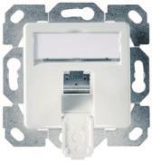 TG Dat-Dose AMJ45 8 Up/50 J00020A0505 alpinweiss Cat6A TG Dat-Dose AMJ45 8 Up/50 J00020A0505 alpinweiss Cat6A