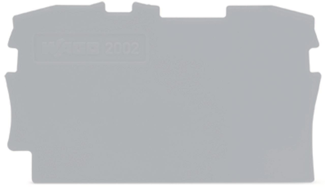 WAGO 2002-1291 Abschluss-und Zwischenplatte,0,8 mm dick,grau WAGO 2002-1291 Abschluss-und Zwischenplatte,0,8 mm dick,grau