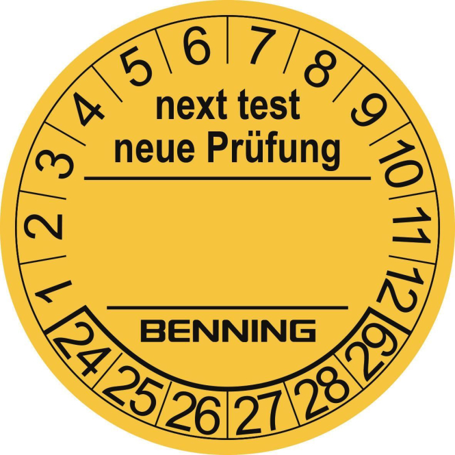 BENNI Prüfplaketten 