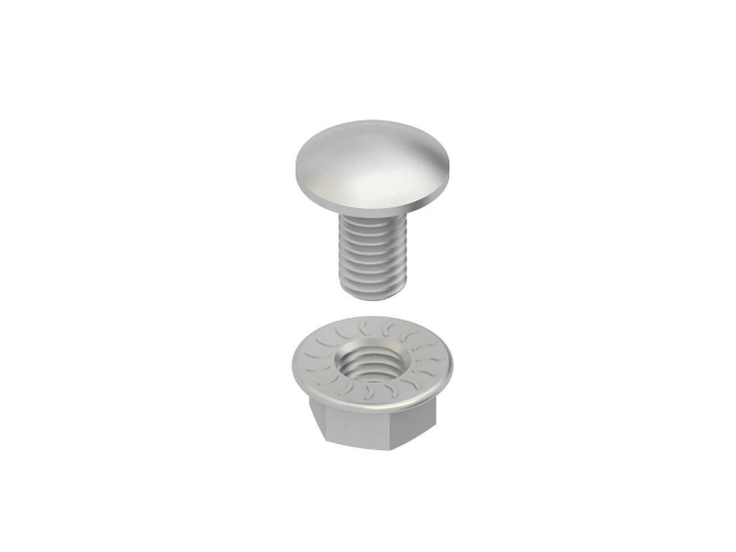 4013339207008 - NIED Flachrundschraube FLM12X30F ** inklFlanschmutter feuerverz (Inhalt 10 Stück) 4013339207008 - NIED Flachrundschraube FLM12X30F ** inklFlanschmutter feuerverz (Inhalt 10 Stück)