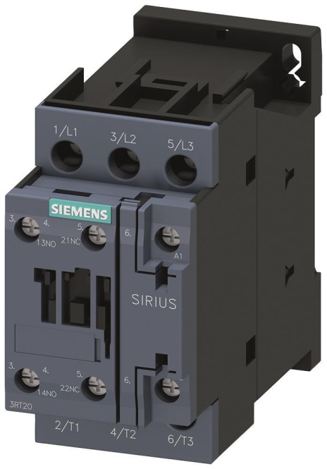 Siemens 3RT20261AP00 Schütz AC-3 11kW/400V 1S+1Ö 230VAC 50Hz 3p S0 Ind-Schaltgeraete