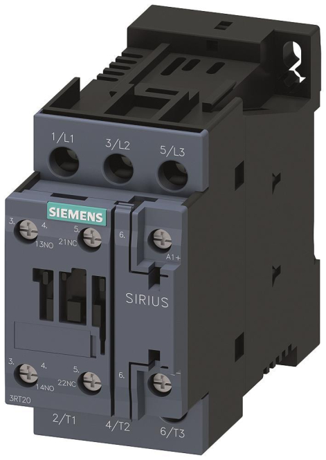 Siemens 3RT20251BB40 Schütz AC-3 7,5kW/400V 1S+1Ö 24VDC 3p S0 Ind-Schaltgeraete