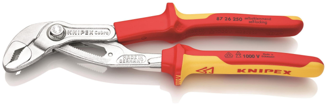 Knipex Wasserpumpenzange 250mm 8726250 Cobra VDE isoliert 2 Zoll - 3259265