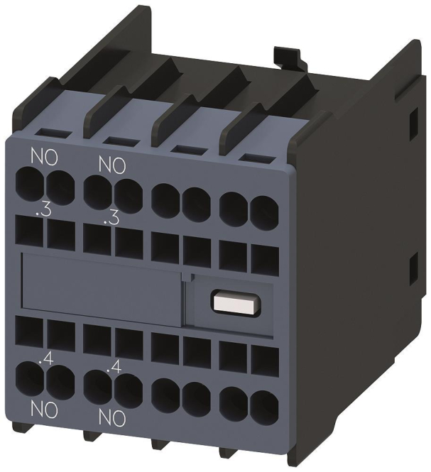 Siemens 3RH29112HA20 Hilfsschalterblock 2S S00/S0 front Federzuganschluss Ind-Schaltgeraete