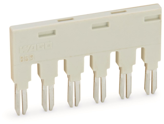 4045454498399 - WAGO 859-406 000-006 Brückerfür Brückungsschacht6-fachblau (Inhalt 25 Stück)