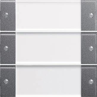 GIRA 213328 Wippenset 3fach BSF System 55 Klar/Anthrazit - 3384139