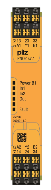 Pilz PNOZ s7.1 24VDC 3n/o cascade 750167 Sicherheitsschaltgerät Ind-Schaltgeraete