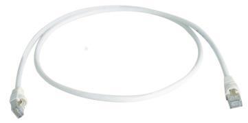 TG Patchkabel S-FTP 0,25m ws L00000A0236 weiß FS500 MP8 LSZH Cat6A 500MHz Iso EA
