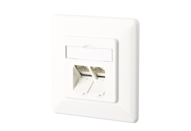 Metz E-DAT C6A 2 Port UP 130C381002-I LSA reinweiss Class EA 500 MHZ