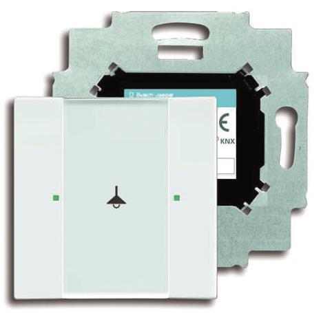 BJ Bedienelement 1f. mit 6125/01-84 beiliegendem Busankoppler KNX - 3488602