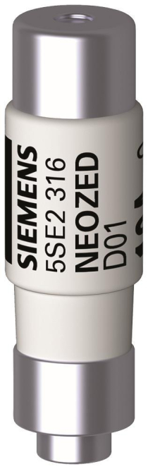 Siemens 5SE2316 NEOZED-Sicherungseinsatz 400V gL/gG Gr.D01 16A Faltschachtel (Inhalt 10 Stück) Zählerschr./Verteilg