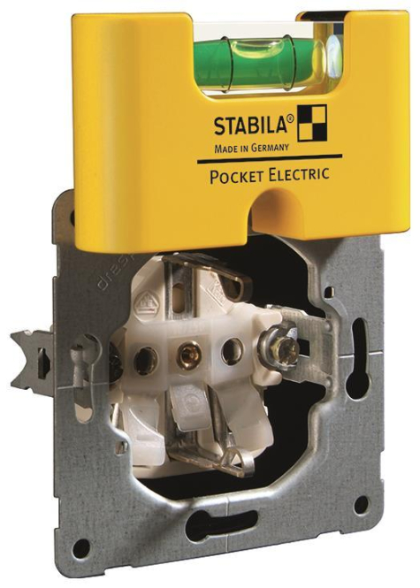 Stabila Mini-Wasserwaage 17775 Pocket Electric mit Magnet - 3511197