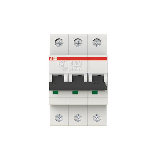 ABB Sicherungsautomat 16A Pro S203M-B16 M Compact 3-polig Baureihe S200M