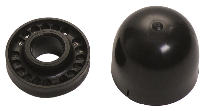 Televes Mastkappe mit MAKAP4850K Kabeleinführung für Mast 48-50mm