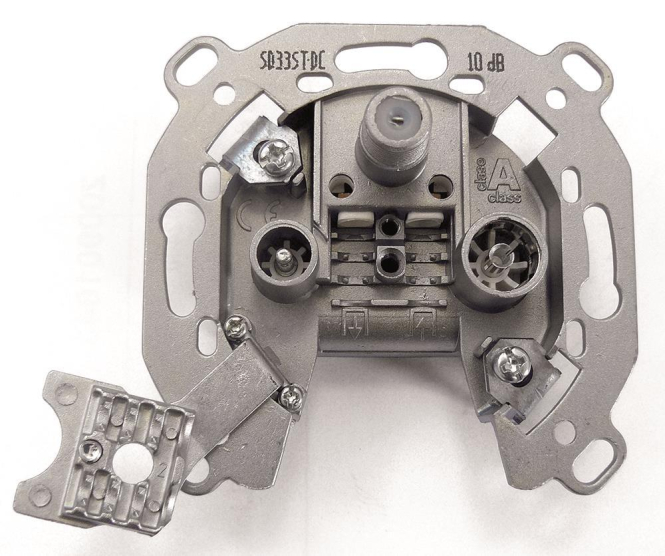 Televes Antennendose Durchgang SD33ST-DC Stecktechnik AD:10dB 3fach