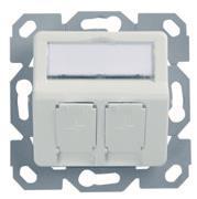 TG Modul-Aufnahme 50x50 H02010A0083 UP/50 2-fach aufbauend für BR, 30° (Inhalt 5 Stück)