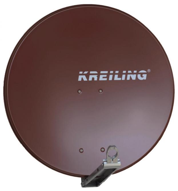 KREI Alu-Spiegel 85cm KRAE85PROFIplus Ausseneinheit vormontiert f. 40mm rot