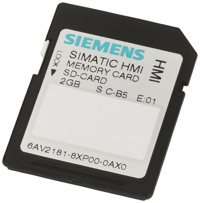 Siemens 6AV21818XP000AX0 SIMATIC HMI Memory Card SD-Karte 2GB Automatisier.Technik