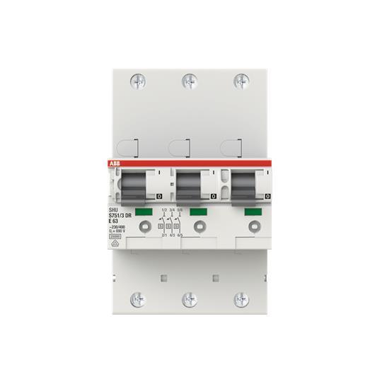 4016779838900 - ABB SHS-Schalter 63A 3polig S751 3DR-E63 ** 63A E-Char für Hutschiene