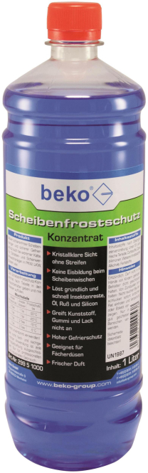 BEKO Scheibenfrostschutz - 29951000 Konzentrat-1000ml