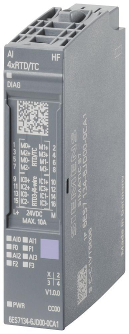 SIEM SIMATIC ET 200SP 6ES7134-6JD00-0CA1 ANALOGES EINGANGSMODUL, AI 4XRTD/TC Automatisier.Technik