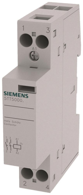 Siemens 5TT50000 INSTA-Schütz 2S Kontakt f.230VAC 400V 20A Ansteuerung Zählerschr./Verteilg