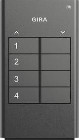 GIRA 535410 eNet Funk Handsender 4fach Anthrazit - 3885078