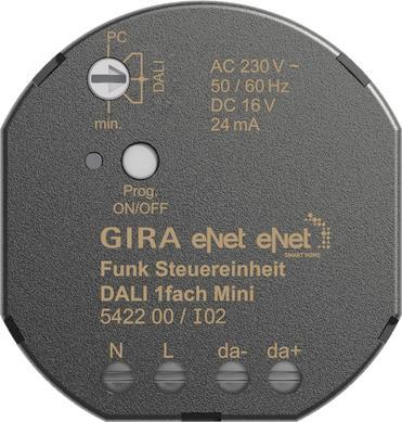 GIRA 542200 eNet Funk Steuereinheit DALI 1fach Mini - 3885083