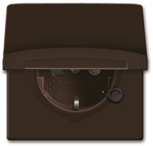 BJ Allwetter Steckdose 20 EUGKB-31-101 Klappdeckel wassergesch. IP44 - 3887058