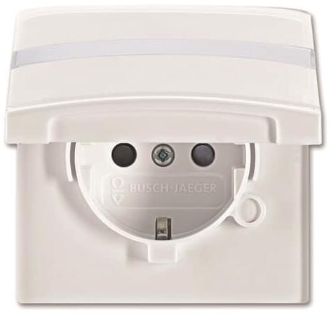 BJ UPWG Allwetter Schuko EUGKBN-34-101 mit Klappdeckel Schriftfeld - 3887066
