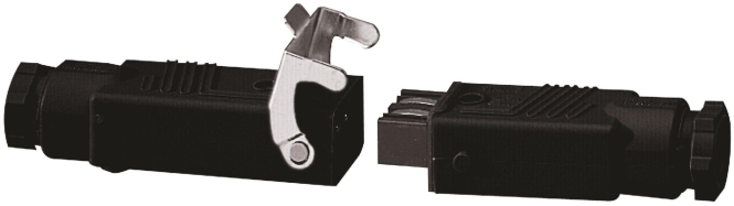 SOMFY Hirschmann Stecker + Kupplung KIT inkl. schwarz, 3913188 (BILD1)