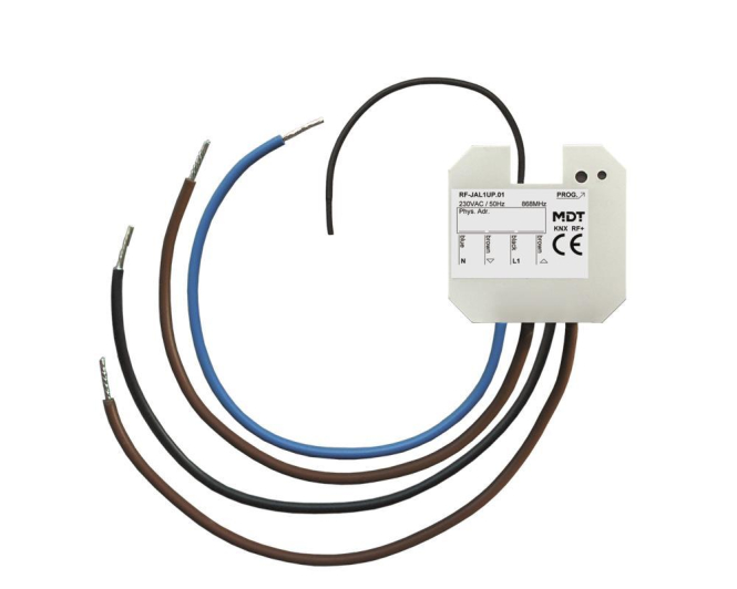 4251916148591 - MDT RF-JAL1UP01 KNX RF+Funk Jalousie- aktor 1fach UP 10A 230VAC fETS5 4251916148591 - MDT RF-JAL1UP01 KNX RF+Funk Jalousie- aktor 1fach UP 10A 230VAC fETS5