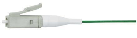 TG Faserpigtail 9/125 OS2 L00879A0013 L=2m LC/APC Stecker grün (Inhalt 12 Stück)