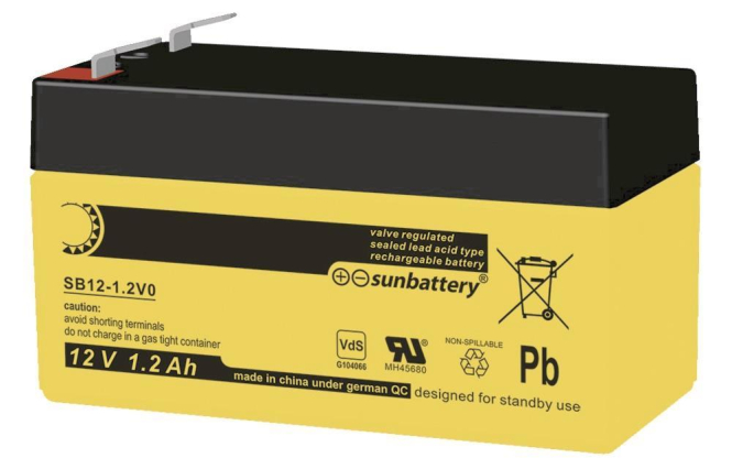 ABUS VdS Akkumulator 12 V, 1,2 Ah BT2012 BT2012