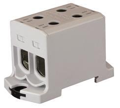 FTG 1pol.Kompaktverteiler KVIAC12095G grau KVIAC12095G (Inhalt 10 Stück)