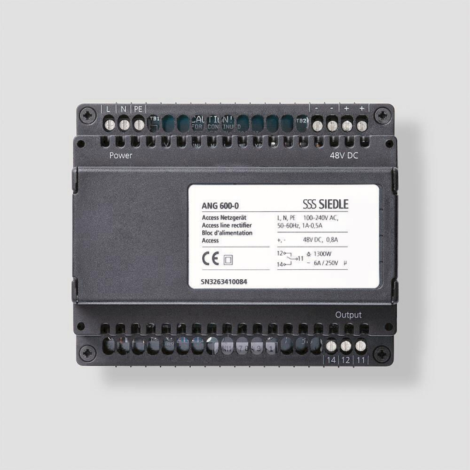 Siedle Access Netzgerät ANG 600-0 Schwarz 041605 - 4088079