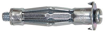 Fischer Hohlraum-Metalldübel HM 519775 5x65 S (Inhalt 50 Stück) Fischer Hohlraum-Metalldübel HM 519775 5x65 S (Inhalt 50 Stück)