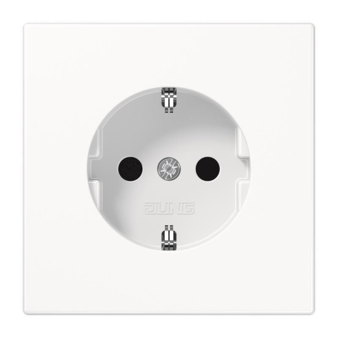 4011377062917 - JG LS1520 - Steckdose weiß Unterputz UP 1 Fach 4011377062917 - JG LS1520 - Steckdose weiß Unterputz UP 1 Fach