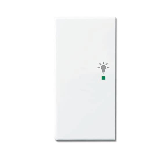 BJ Wippe links 2-fach Symbol 6231-21-84 Licht Busch-free@home - 4201792