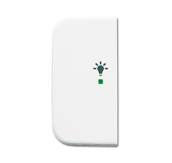 BJ Wippe 2-fach Symbol Licht 6231-21-214 Busch-free@home alpinweiß - 4201825