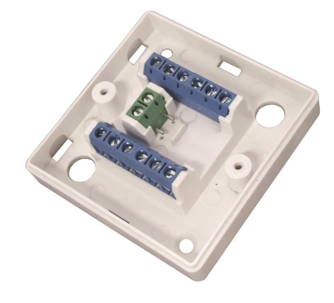 ABUS Aufputz Schraubverteiler VT5101W 12-polig weiss