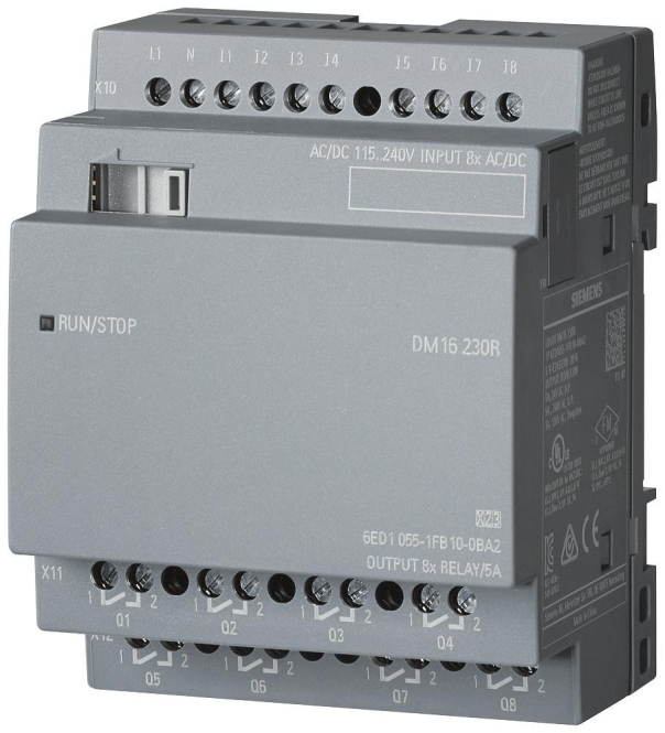 Siemens 6ED10551FB100BA2 LOGO! DM16 230R Erw.-Mod. 4TE 8DE/8DA LOGO!8 Automatisier.Technik