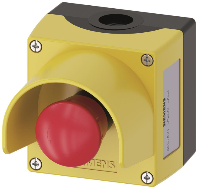 Siemens 3SU18010NB002AC2 Gehäuse f.Befehlsgeräte 22mm rund Ku. Ind-Schaltgeraete