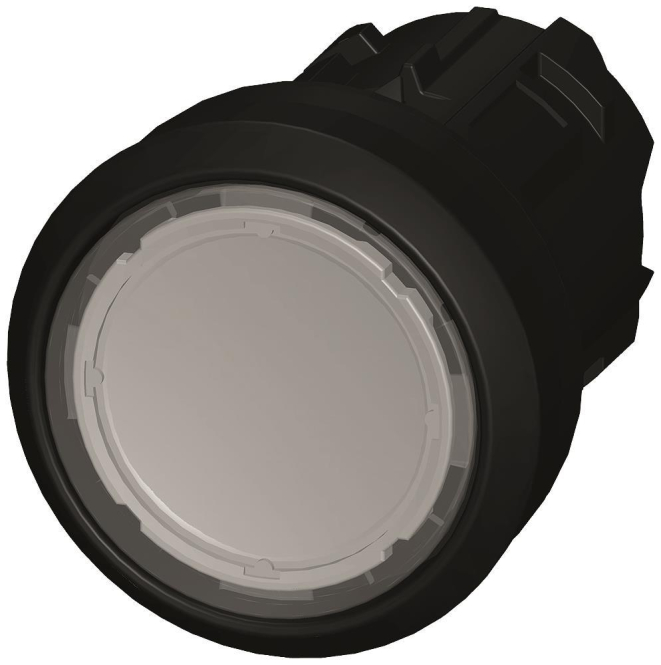 Siemens 3SU10000AB700AA0 Drucktaster 22mm rund klar Druckknopf Ind-Schaltgeraete