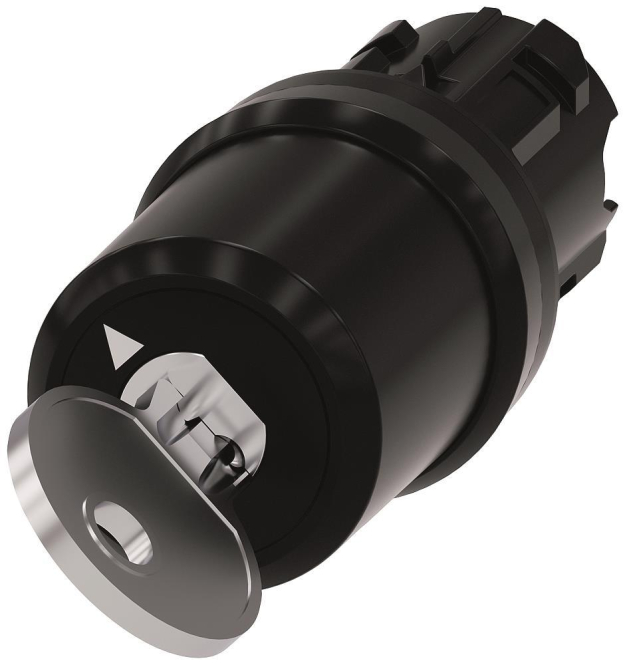 Siemens 3SU10005BF010AA0 Schlüssel- schalter CES 22mm rund Abzug:O Ind-Schaltgeraete