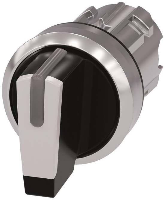Siemens 3SU10522BL600AA0 Knebelschalter beleuchtbar 22mm rund schwarz wei Ind-Schaltgeraete