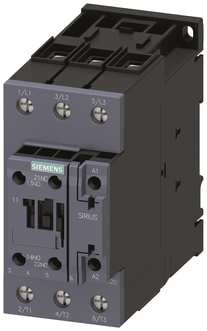 Siemens 3RT20381AP00 Schütz AC 3: 37kW 400V 1S+1Ö 230VAC 50Hz Ind-Schaltgeraete