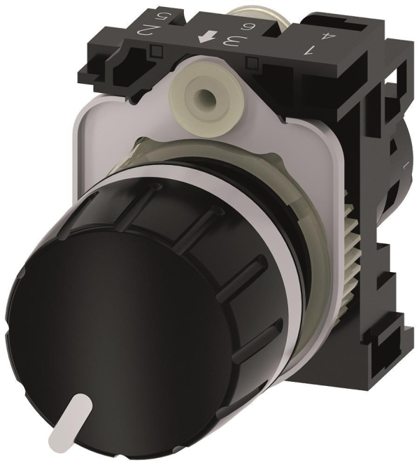 Siemens 3SU1200-2PR10-1AA0 3SU12002PR101AA0 Potentiometer 22mm rund Ind-Schaltgeraete