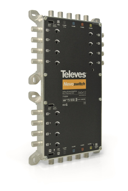 Televes Guss-Multischalter 5in12 MS512C NEVO 714504